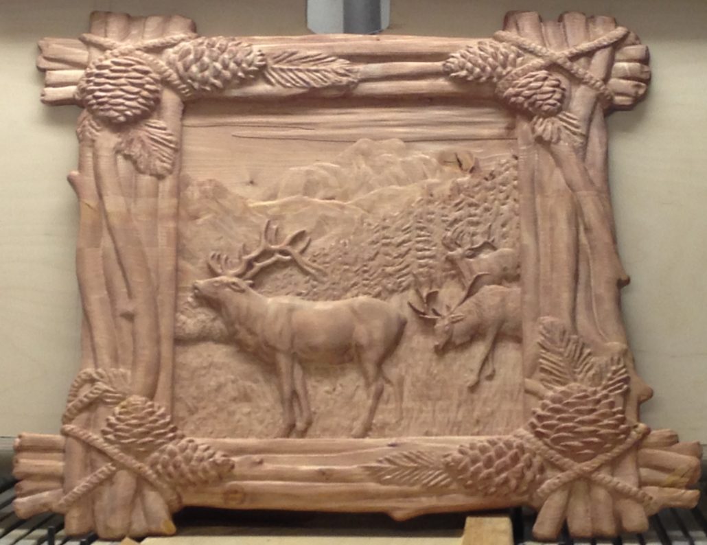 d fraesen relief Hirsch