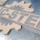 HPC Water Jet Cutting of two coloured ceramic tiles