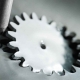 Gear wheel water jet cut
