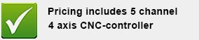 CNC controller included