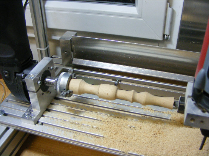 Wood turning and wood lathe