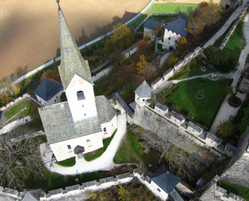 church arial photo diy copter