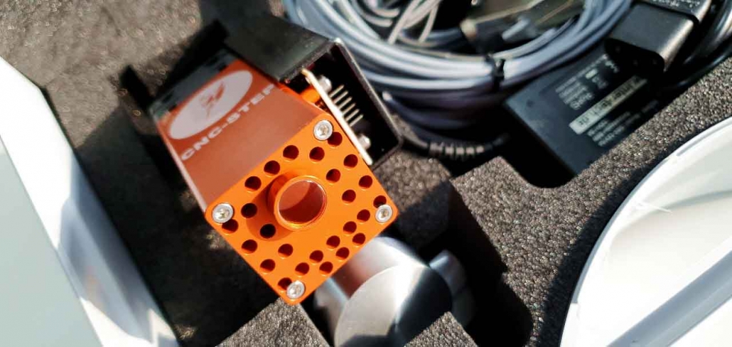 Laser engraver module cutting