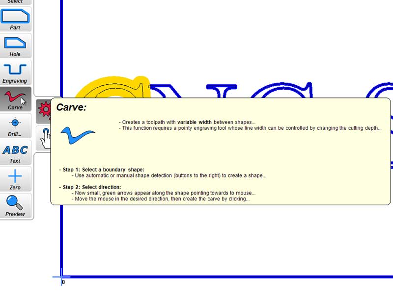 Estlcam carve help