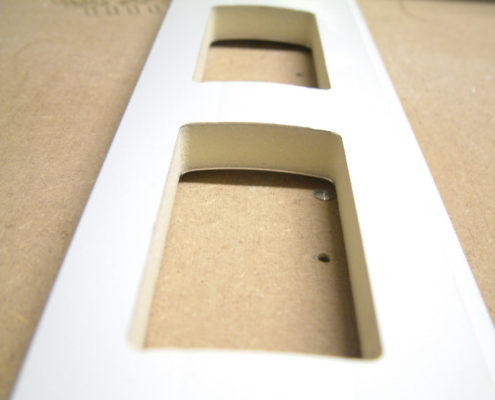 Millingexampleinacompositematerial:Aluminumshuttersalsoout foamedcore