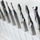 End Mill set solid carbide cutters