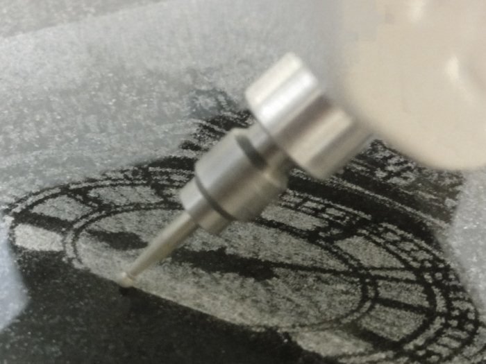 photo engraving on granite