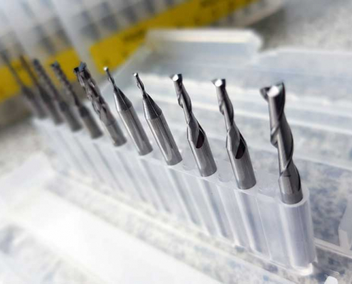 End mills set of 10