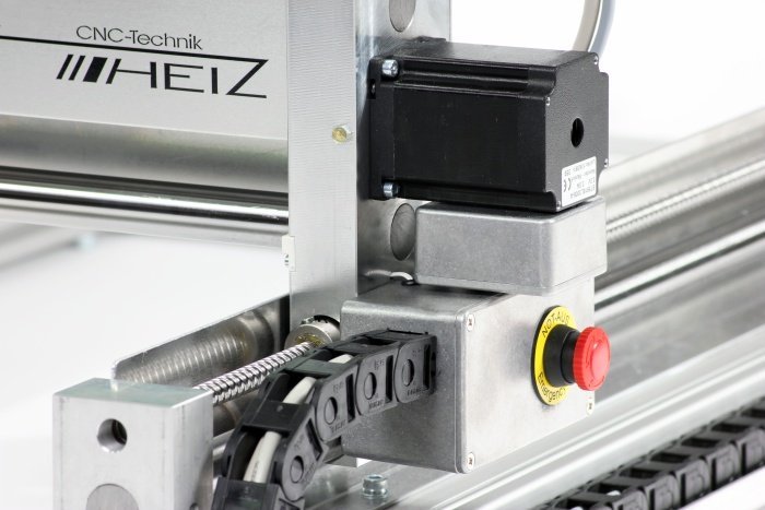 Ballscrews and emergency stop button