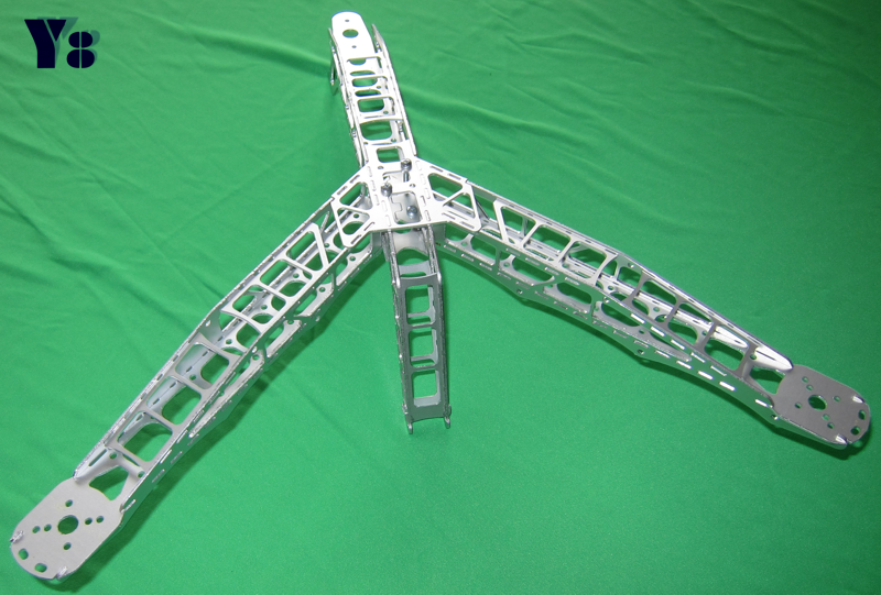 octocopter y arm  gramm cnc