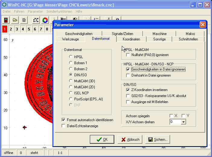 WIN PCNC Datenformate