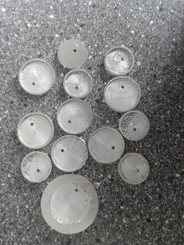 aluminium parts necklace