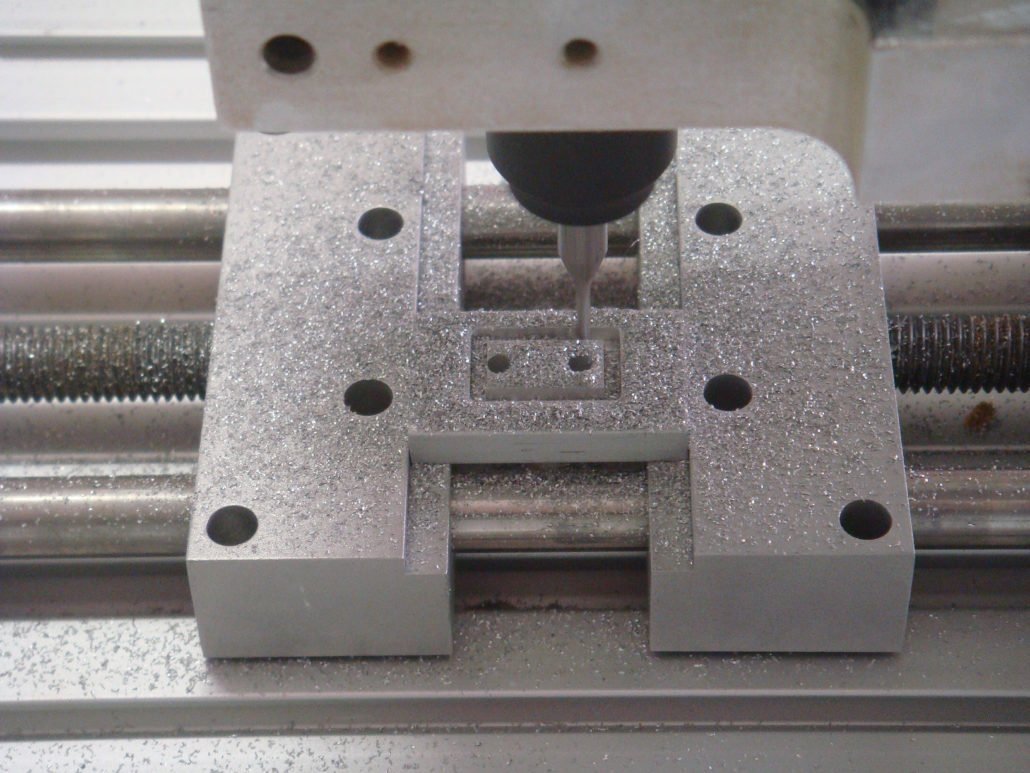 milling holes in aluminium