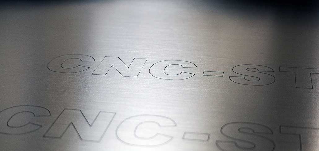 Laser engraving in stainless steel