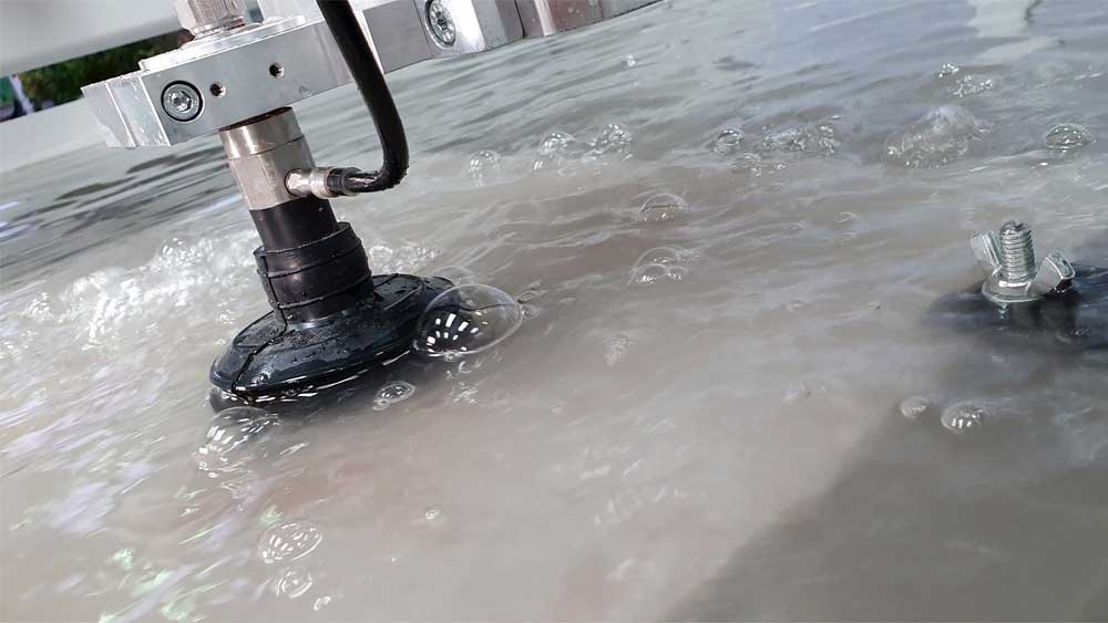 Abrasive Water Jet cutting process