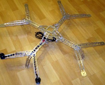 Octocopter montage der Motoren