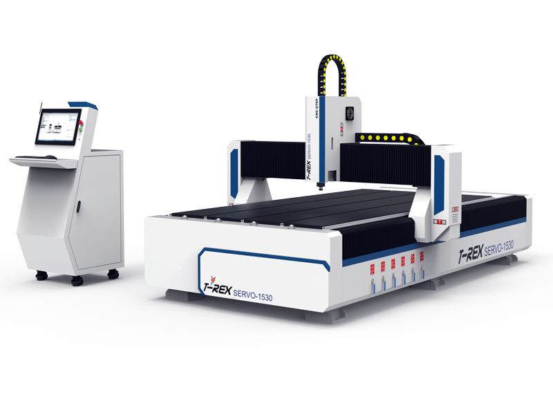 CNC portal milling machine servomotors T-Rex-Servo 1530 with control panel