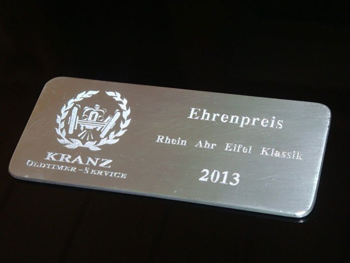 sign engraving aluminium