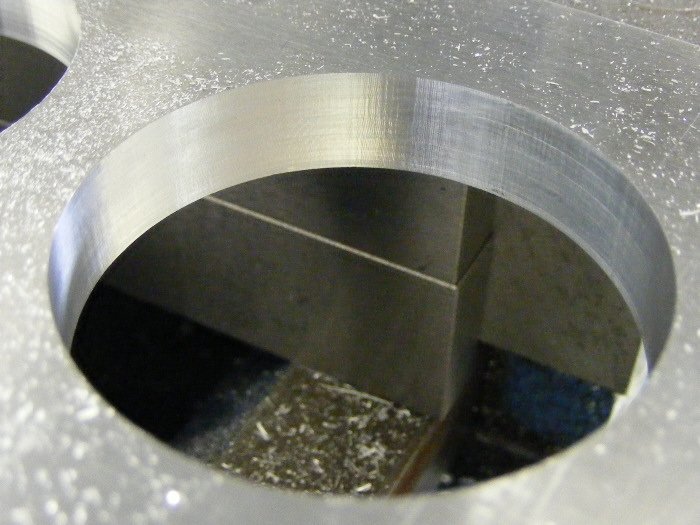 circular milling solid aluminium