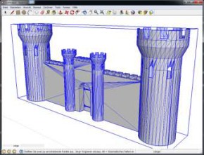 Castlen Burg CNC Fräsmaschinen routers Google SketchUp