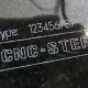 writing on granite