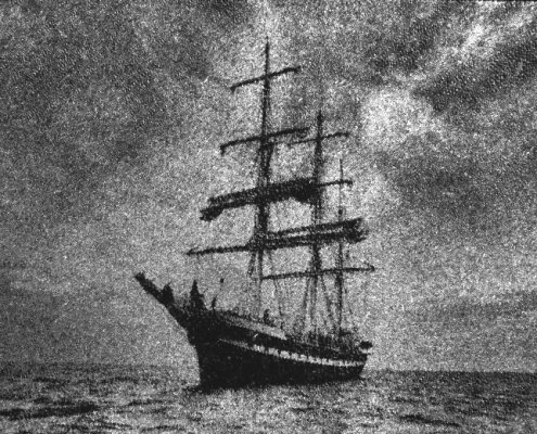 Picture Engraving Ship