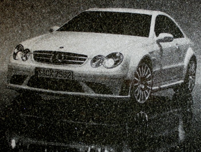 Photo Engraving Car
