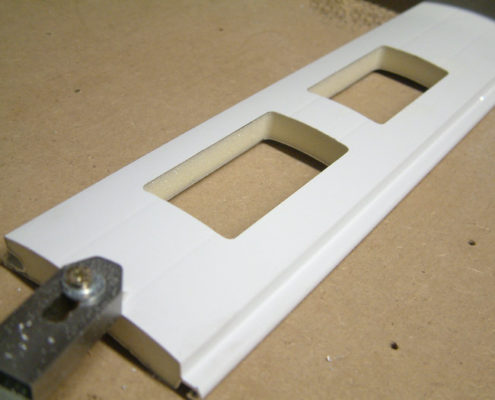 Millingexampleinacompositematerial:Aluminumshuttersalsoout foamedcore