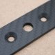 Drill holes with counterbores in carbon fibers