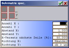 Bohrmatrix spec.