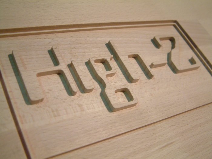 letters in wood 2.5D