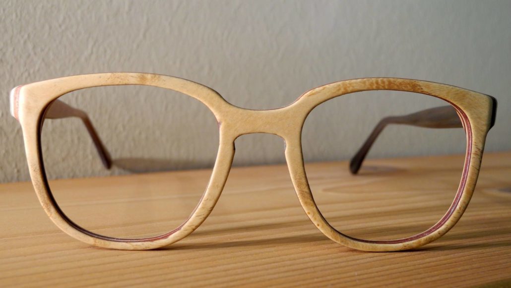 Wooden glasses wood working