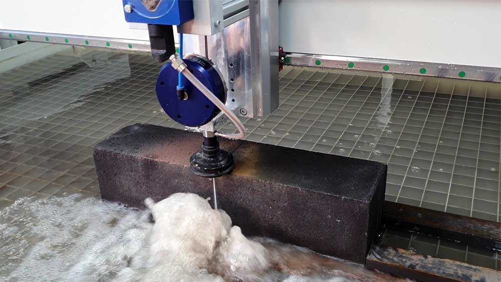 Water Jet Cutting process