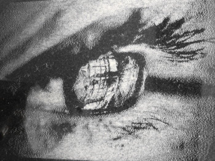 photo engraving eyes