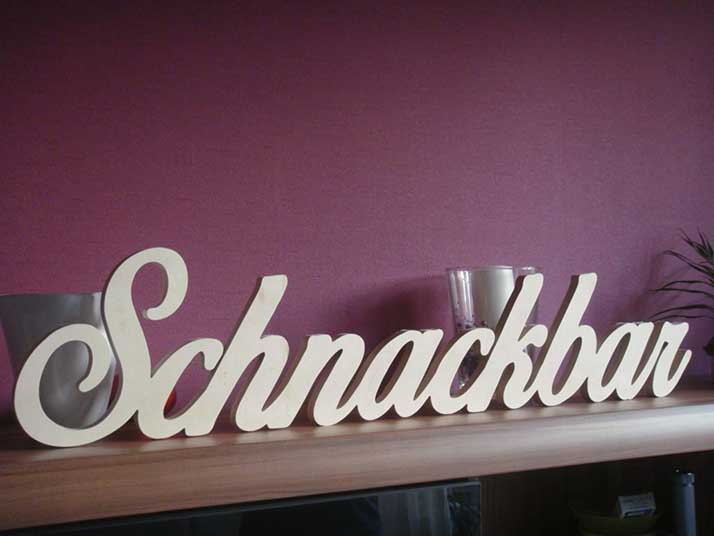 wooden sign finished