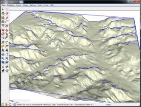 Topographics CNC Fräsen Routers Google SketchUp