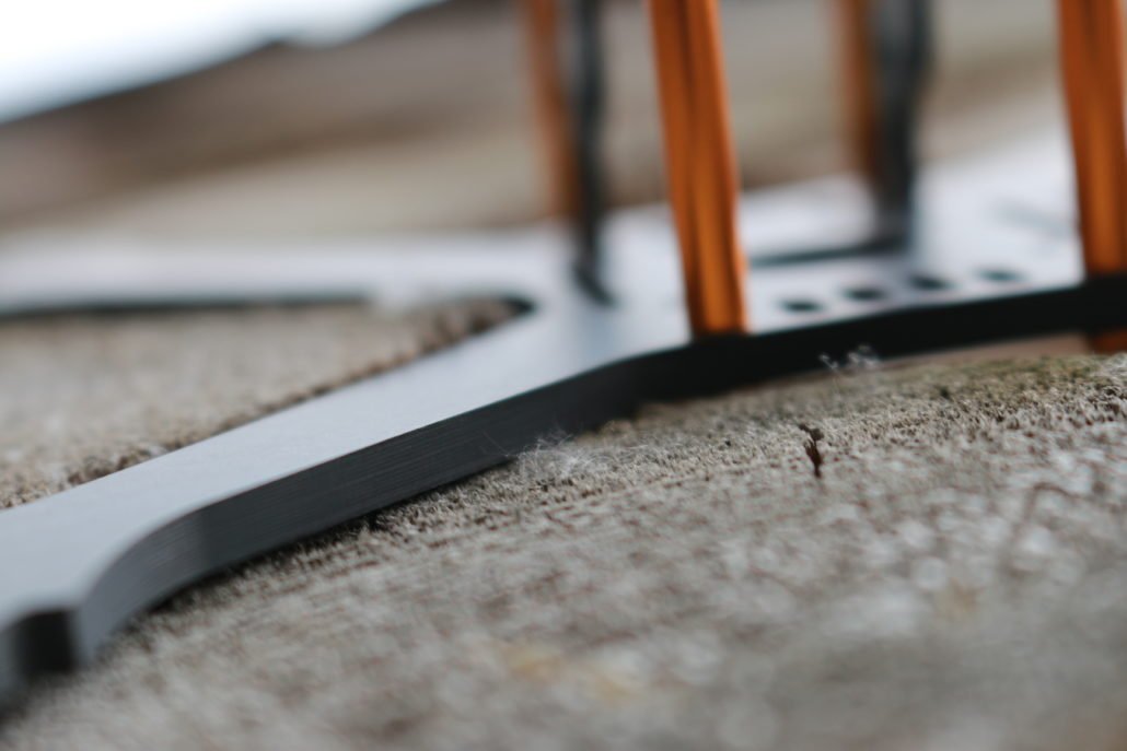 Racecopter Milling Carbon Fiber Closeup