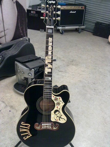 Einlegearbeiten in Gitarre