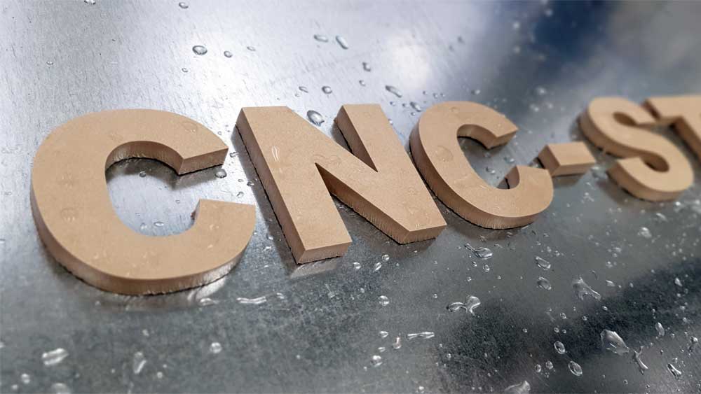 10mm Ceramic tiles cut on HPC Water Jet Cutting