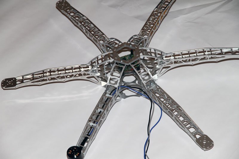 Rahmen Mikrokopter Aluminium blech