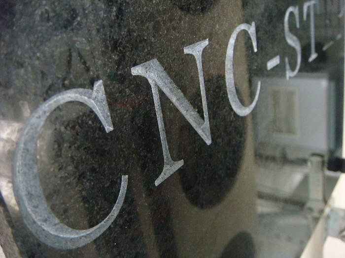 font engraving granite