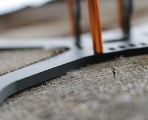 Racecopter Milling Carbon Fiber Closeup
