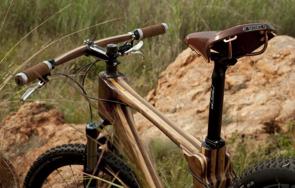 MTB wooden frame cnc made