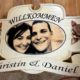 Door nameplate wood