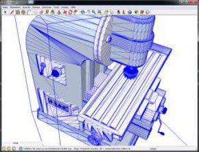 Milling Machinen CNC Fraesmaschinen routers Google SketchUp