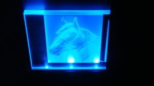 3D relief illuminated