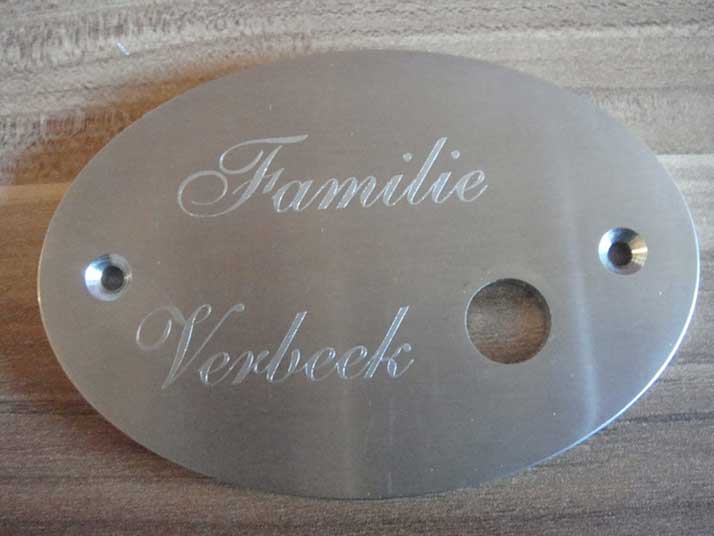 nameplate stainless steel