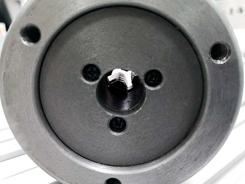 Four-Jaw Chuck underside