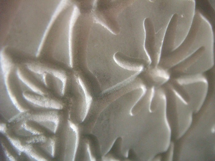 engraving marble flowers
