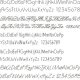 Single line fonts for engravings
